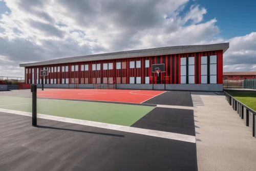 school design,tennis court,paddle tennis,sport venue,basketball court,artificial turf,indoor games and sports,sports center for the elderly,para table tennis,new building,leisure facility,leisure centre,field house,soccer-specific stadium,gymnasium,fire and ambulance services academy,ski facility,helipad,adler arena,table tennis,Photography,General,Realistic