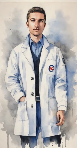 cartoon doctor,medical concept poster,male nurse,medic,biologist,medical illustration,medical icon,physician,dr,covid doctor,chef's uniform,oil on canvas,custom portrait,pharmacist,theoretician physician,white coat,doctor,consultant,veterinarian,oil painting on canvas,Digital Art,Watercolor