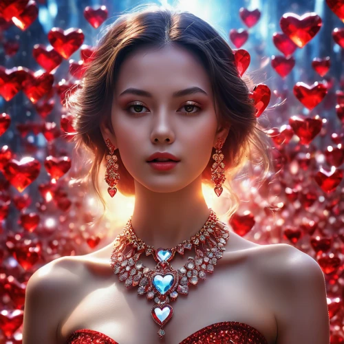 queen of hearts,jeweled,red heart medallion in hand,jewelry,red heart,red heart medallion,diamond red,diamond jewelry,romantic portrait,gift of jewelry,necklace with winged heart,diamond-heart,rubies,jewels,jewellery,colorful heart,heart cherries,fantasy portrait,romantic look,bridal jewelry,Photography,General,Realistic