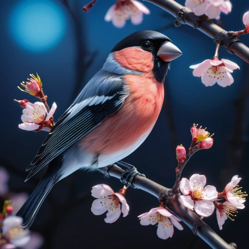 spring bird,blue birds and blossom,bird flower,pink robin,asian bird,beautiful bird,flower and bird illustration,japanese cherry,bird painting,colorful birds,japanese cherry blossoms,japanese cherry blossom,nature bird,japanese sakura background,pink cherry blossom,spring blossom,spring background,meadow bird,cherry blossom japanese,japanese floral background,Photography,Artistic Photography,Artistic Photography 02