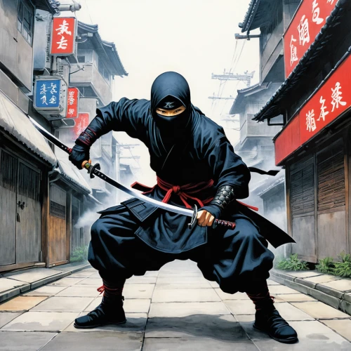 cartoon ninja,kenjutsu,japanese martial arts,shinobi,shaolin kung fu,ninjas,sōjutsu,martial arts uniform,eskrima,martial arts,kendo,daitō-ryū aiki-jūjutsu,iaijutsu,ninja,battōjutsu,samurai fighter,kungfu,wushu,ninjutsu,kajukenbo,Illustration,Japanese style,Japanese Style 18