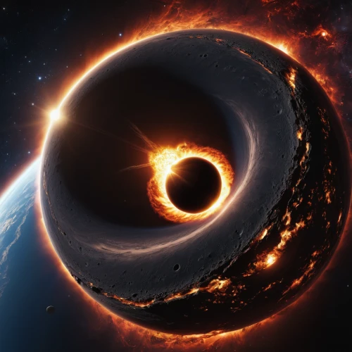 ring of fire,black hole,saturnrings,wormhole,rings,fire ring,eclipse,planetary system,total eclipse,spiral nebula,ringed-worm,golden ring,time spiral,orbital,space art,inner planets,torus,solar eclipse,circular ring,geocentric,Photography,General,Realistic