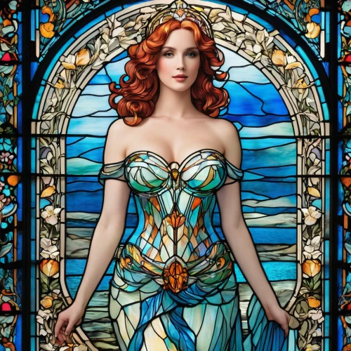 art nouveau,art nouveau design,stained glass,stained glass window,art nouveau frame,ariel,the sea maid,celtic woman,stained glass windows,mucha,art nouveau frames,celtic queen,aphrodite,mosaic glass,water nymph,stained glass pattern,rusalka,siren,art deco frame,art deco woman,Unique,Paper Cuts,Paper Cuts 08