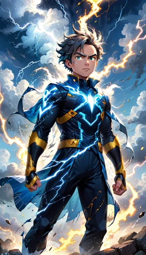 lightning bolt,god of thunder,vegeta,electro,thunderbolt,lightning,strom,electrified,monsoon banner,power icon,lightning storm,bolts,cg artwork,thunder,bolt,son goku,zeus,lightening,lightning strike,electric,Anime,Anime,Cartoon