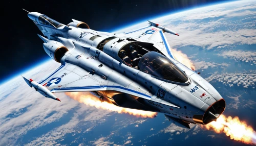delta-wing,fast space cruiser,afterburner,falcon,spaceplane,x-wing,vulcania,buran,dassault mirage 2000,silver arrow,supersonic fighter,space capsule,hornet,spacecraft,kai t-50 golden eagle,carrack,fighter aircraft,hongdu jl-8,space tourism,space craft,Photography,General,Realistic