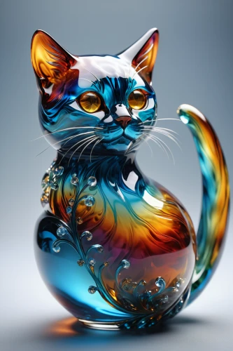 glass yard ornament,glasswares,glass ornament,glass painting,colorful glass,cat vector,milbert s tortoiseshell,glass vase,decanter,fragrance teapot,cartoon cat,chinese pastoral cat,cat on a blue background,shashed glass,cat-ketch,glass items,tea party cat,glass mug,lensball,lucky cat,Photography,General,Realistic