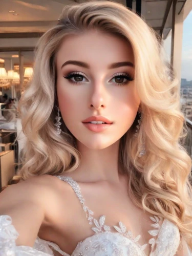 blonde in wedding dress,realdoll,lycia,romantic look,vintage angel,vintage makeup,bridal,elegant,bridal dress,barbie,wedding dress,angelic,angel face,beautiful young woman,elsa,silver wedding,white beauty,eurasian,pretty young woman,tiara