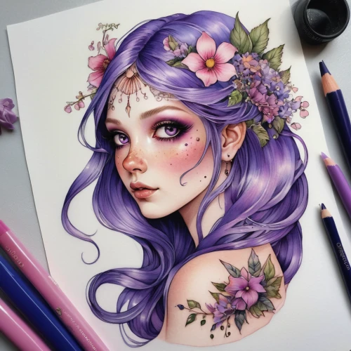 lilac blossom,lilac flower,lilac bouquet,lilac flowers,lilac branches,lilac branch,butterfly lilac,lilacs,precious lilac,purple lilac,lilac tree,violet head elf,lilac,veil purple,lavender flower,fae,common lilac,fantasy portrait,flower fairy,the lavender flower,Illustration,Abstract Fantasy,Abstract Fantasy 11