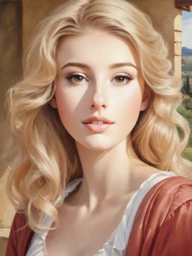 blonde woman,fantasy portrait,jessamine,portrait of a girl,young woman,romantic portrait,the blonde in the river,mystical portrait of a girl,blond girl,blonde girl,rapunzel,emile vernon,world digital painting,girl portrait,portrait background,white lady,photo painting,young lady,painting technique,girl in a historic way