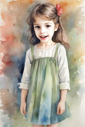 child portrait,photo painting,watercolor baby items,watercolor painting,watercolor paint,painter doll,watercolor background,the little girl,little girl,watercolor christmas background,children's background,watercolor floral background,child girl,watercolor,little girl in pink dress,little girl dresses,watercolor pencils,portrait background,mystical portrait of a girl,watercolor women accessory,Digital Art,Watercolor