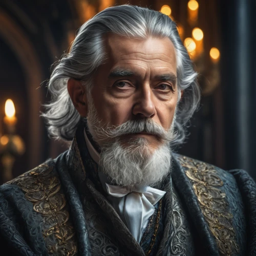 leonardo devinci,athos,king lear,the emperor's mustache,htt pléthore,witcher,father frost,albus,white beard,grandfather,gandalf,count,cravat,old man,elderly man,geppetto,man portraits,deadwood,aging icon,alejandro vergara blanco,Photography,General,Fantasy