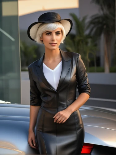 businesswoman,business woman,leather hat,business girl,the hat-female,black hat,policewoman,ladies hat,car dealer,businesswomen,private investigator,womans hat,bussiness woman,business women,spy,trilby,the hat of the woman,woman in menswear,woman's hat,woman in the car,Photography,General,Realistic
