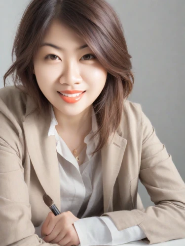 samcheok times editor,blur office background,japanese woman,financial advisor,asian woman,miyeok guk,korean drama,real estate agent,bussiness woman,sales person,channel marketing program,mari makinami,korean,businesswoman,songpyeon,customer service representative,office worker,business analyst,cosmetic dentistry,receptionist,Photography,Realistic