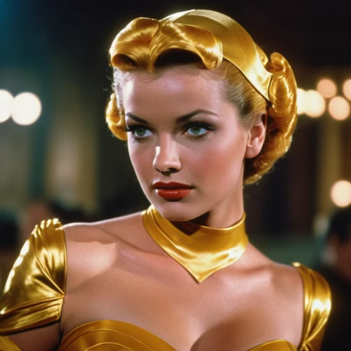 gena rolands-hollywood,jane russell-female,gene tierney,merilyn monroe,marylyn monroe - female,maureen o'hara - female,katherine hepburn,gold mask,gold colored,jane russell,golden mask,mary-gold,retro women,retro woman,gold and black balloons,model years 1960-63,gold color,vintage 1950s,1950s,femme fatale,Photography,General,Cinematic