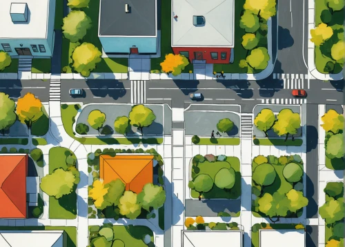 city blocks,suburbs,intersection,street map,paved square,urban design,neighborhood,street plan,isometric,city highway,suburban,suburb,urban landscape,small towns,residential area,urban development,neighbourhood,city corner,town planning,blocks of houses,Illustration,Vector,Vector 08