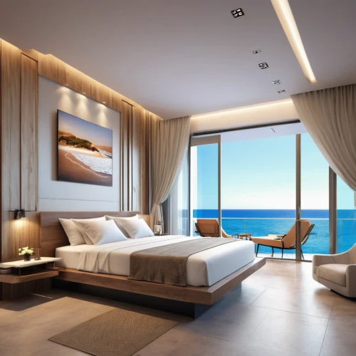 luxury home interior,great room,contemporary decor,sleeping room,modern room,modern decor,ocean view,interior modern design,luxury property,interior decoration,window with sea view,penthouse apartment,interior design,hotel barcelona city and coast,search interior solutions,seaside view,cliffs ocean,sea view,window treatment,interior decor,Photography,General,Realistic