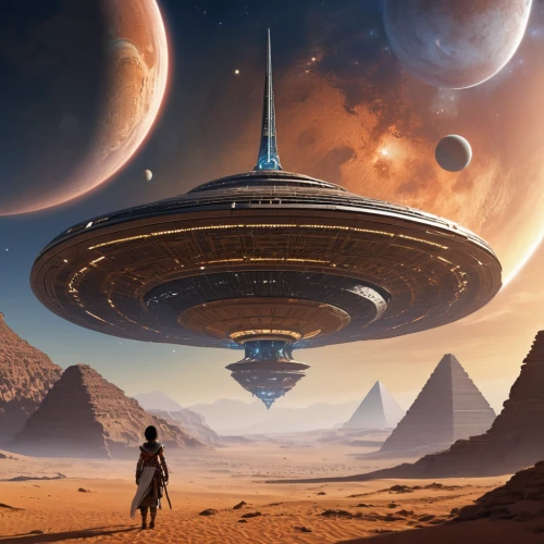 futuristic landscape,sci fiction illustration,extraterrestrial life,alien planet,ufo,alien world,scifi,alien ship,ufos,starship,colony,sci fi,cg artwork,travelers,sci - fi,sci-fi,science fiction,sky space concept,saturnrings,exoplanet,Photography,General,Realistic