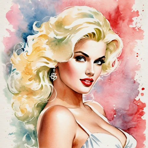 watercolor pin up,retro pin up girl,pin up,marylin monroe,pin ups,pin up girl,valentine day's pin up,pin-up girl,valentine pin up,retro pin up girls,pin-up,marylyn monroe - female,pinup girl,pin up girls,pin up christmas girl,christmas pin up girl,pin-up girls,fashion illustration,rockabilly style,pin-up model,Illustration,Paper based,Paper Based 25