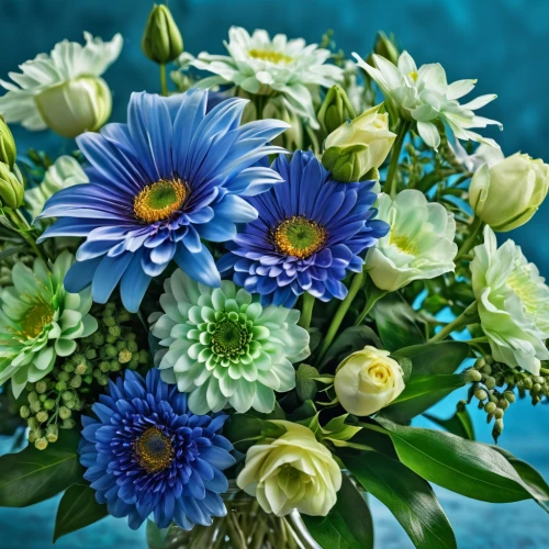 blue chrysanthemum,blue daisies,blue flowers,flowers png,green chrysanthemums,chrysanthemums bouquet,flower arrangement lying,flower arrangement,artificial flowers,blue anemones,wedding flowers,chrysanthemum stars,blue flower,barberton daisies,floral arrangement,siberian chrysanthemum,blue petals,flower bouquet,african daisies,bouquet of flowers,Photography,General,Realistic