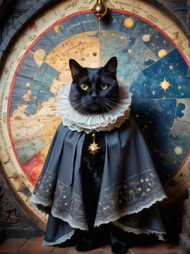 napoleon cat,harmonia macrocosmica,fortune teller,cat european,clockmaker,astronomical clock,imperial coat,cat sparrow,astrology,fortune telling,gothic portrait,figaro,vintage cat,celestial body,caerula,queen of the night,ball fortune tellers,capricorn kitz,chartreux,astronomical,Photography,General,Fantasy