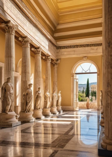 doric columns,marble palace,vatican museum,celsus library,neoclassical,classical architecture,musei vaticani,three pillars,columns,villa cortine palace,roman columns,capitoline hill,classical antiquity,pillars,ancient roman architecture,bernini's colonnade,house with caryatids,neoclassic,vittoriano,villa farnesina,Photography,General,Commercial