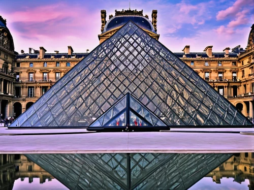 louvre museum,louvre,glass pyramid,french digital background,paris clip art,paris,universal exhibition of paris,french building,france,opera house,beautiful buildings,architecture,notre dame,world heritage,palais de chaillot,glass facades,landmarks,symmetric,the center of symmetry,notre-dame,Conceptual Art,Sci-Fi,Sci-Fi 13