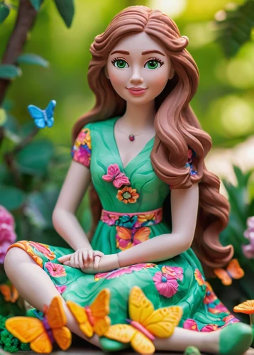 princess anna,girl in flowers,rapunzel,beautiful girl with flowers,fairy tale character,hula,girl in the garden,sewing pattern girls,garden fairy,merida,rosa 'the fairy,flower fairy,clay animation,rosa ' the fairy,princess sofia,clay doll,girl picking flowers,fairytale characters,female doll,disney rose,Unique,3D,Clay