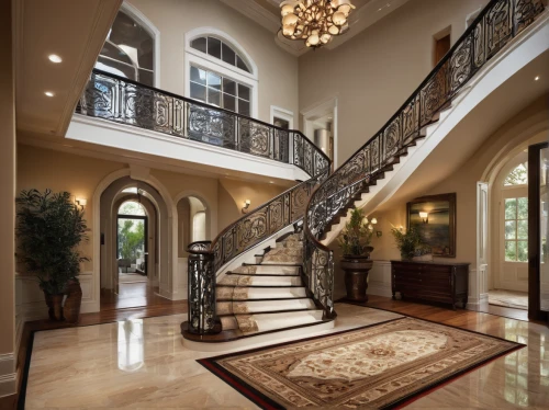 luxury home interior,winding staircase,outside staircase,luxury home,staircase,mansion,circular staircase,luxury property,crib,beautiful home,wooden stair railing,stone stairs,luxury real estate,florida home,country estate,home interior,hardwood floors,interior design,two story house,stairs,Illustration,Abstract Fantasy,Abstract Fantasy 19
