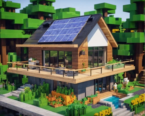 eco-construction,modern house,summer cottage,cubic house,small house,grass roof,eco hotel,small cabin,solar panels,mid century house,green living,wooden house,little house,cube house,house by the water,cottage,house in the forest,solar panel,greenhouse,inverted cottage,Unique,Pixel,Pixel 03