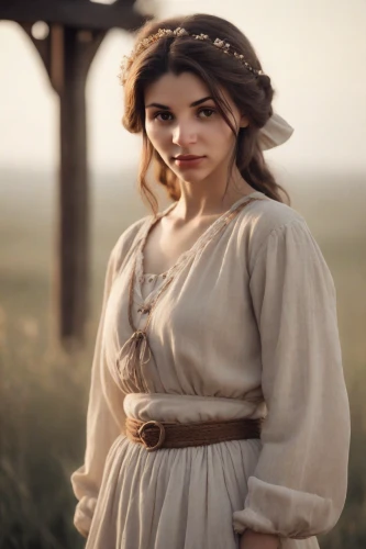 thracian,biblical narrative characters,milkmaid,girl in a historic way,woman of straw,jessamine,artemisia,a charming woman,lycaenid,primrose,cepora judith,celtic queen,athena,ancient costume,accolade,princess leia,cybele,hipparchia,digital compositing,isabella,Photography,Cinematic