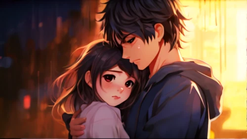 anime cartoon,in the rain,boy and girl,romantic scene,cute cartoon image,girl and boy outdoor,love background,walking in the rain,anime 3d,little boy and girl,light rain,rainy,spark of shower,young couple,background images,warm heart,crying heart,anime,two people,music background