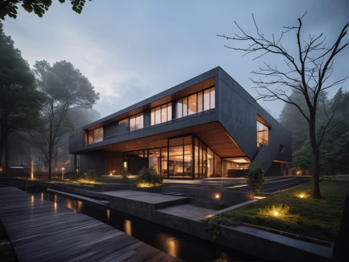 modern house,house in the forest,3d rendering,timber house,wooden house,modern architecture,mid century house,cubic house,render,archidaily,dunes house,beautiful home,house by the water,cube house,the cabin in the mountains,residential house,house with lake,house in the mountains,house in mountains,smart home,Photography,General,Realistic