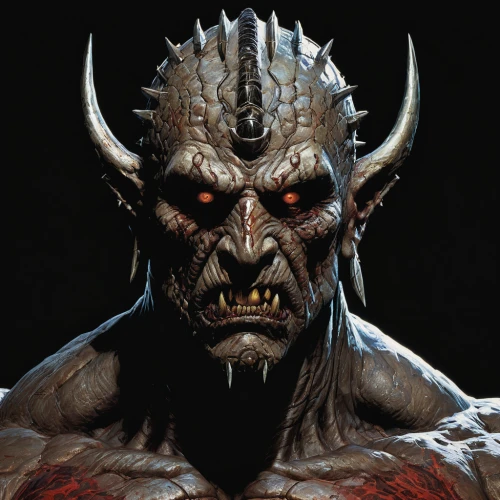 orc,devil,warlord,minotaur,angry man,krampus,brute,demon,snarling,maul,raider,poseidon god face,half orc,horned,angry,diablo,daemon,massively multiplayer online role-playing game,anger,predator,Illustration,Realistic Fantasy,Realistic Fantasy 33