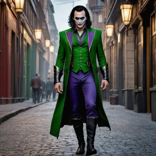 green goblin,riddler,joker,count,dracula,costume design,cosplay image,green lantern,green jacket,frock coat,loki,wicked,dodge warlock,lokportrait,harry,overcoat,male elf,male character,supervillain,hatter,Photography,General,Realistic