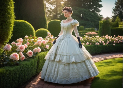 jane austen,victorian lady,bridal clothing,wedding gown,bridal dress,queen anne,wedding dress,ball gown,wedding dresses,girl in the garden,debutante,marguerite,cinderella,victorian style,the victorian era,overskirt,bridal,hoopskirt,victorian fashion,crinoline,Photography,Artistic Photography,Artistic Photography 13