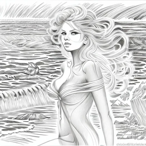siren,the blonde in the river,the sea maid,mermaid background,girl on the river,wind wave,comic halftone woman,digital drawing,girl on the boat,the wind from the sea,mermaid vectors,silver surfer,sci fiction illustration,aphrodite,digital art,aphrodite's rock,pencil drawing,pencil drawings,digital artwork,angel line art,Design Sketch,Design Sketch,Character Sketch