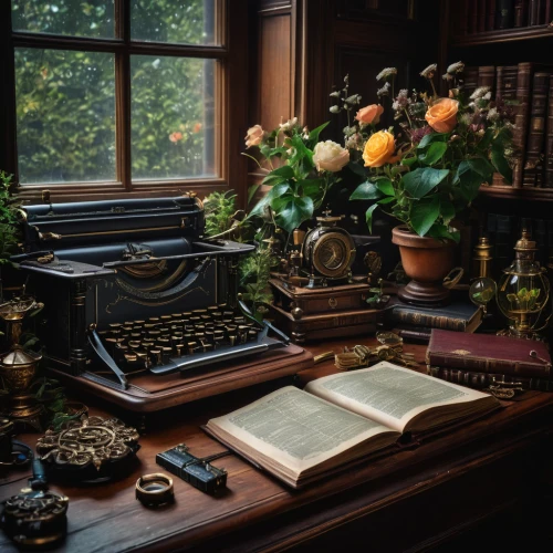 writing desk,writing accessories,typewriting,typewriter,writing-book,still life photography,vintage botanical,learn to write,writers,writer,book antique,writing about,secretary desk,antiquariat,write,still life,the victorian era,guest post,content writing,autumn still life,Photography,General,Fantasy
