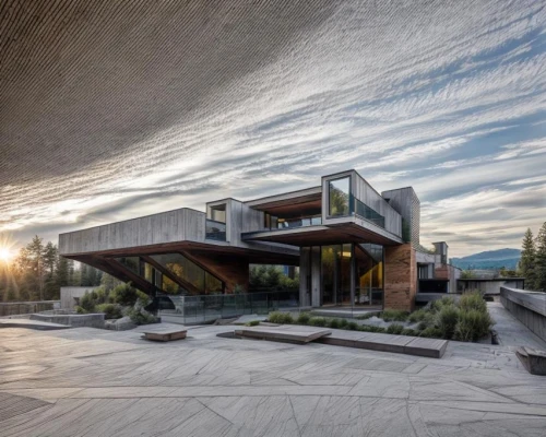 modern architecture,dunes house,exposed concrete,modern house,visitor center,cubic house,futuristic architecture,cube house,luxury home,contemporary,palo alto,silver oak,roof landscape,concrete ceiling,mid century house,futuristic art museum,eco hotel,daylighting,crib,mid century modern,Architecture,General,Masterpiece,Elemental Modernism