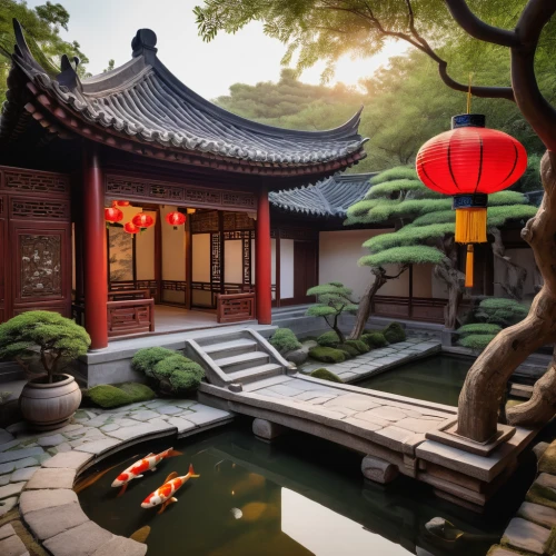 asian architecture,chinese architecture,chinese temple,suzhou,chinese art,japanese garden ornament,oriental painting,japanese garden,koi pond,oriental,japanese architecture,world digital painting,japan garden,lotus pond,chinese style,zen garden,hyang garden,japanese shrine,japanese-style room,buddhist temple,Conceptual Art,Daily,Daily 14