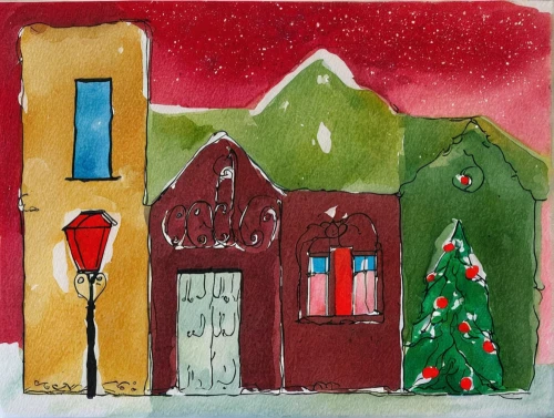 watercolor christmas background,christmas house,christmas window on brick,christmas scene,christmas landscape,watercolor christmas pattern,christmas bell,christmas town,holiday motel,christmas frame,christmas window,christmas colors,christmas motif,christmas bells,christmas decor,christmas light,christmas fireplace,bell and candy cane,christmas lantern,christmas candle,Illustration,Paper based,Paper Based 07