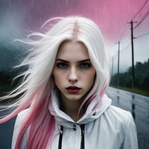 pink hair,photo manipulation,photoshop manipulation,dark pink in colour,white-pink,pink beauty,dark pink,pink lady,fringed pink,pink dawn,photomanipulation,color pink,pink-white,color pink white,natural pink,white rose snow queen,pink,pink october,digital compositing,deep pink,Photography,Artistic Photography,Artistic Photography 06