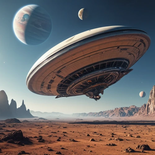 futuristic landscape,extraterrestrial life,alien planet,sky space concept,space ships,alien ship,alien world,saturnrings,flying saucer,starship,orbiting,saucer,gas planet,airships,heliosphere,scifi,ufo,spaceship space,spacecraft,ringed-worm,Photography,General,Realistic