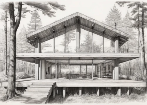 house in the forest,timber house,house drawing,log home,log cabin,the cabin in the mountains,forest chapel,summer house,wooden house,wooden hut,small cabin,inverted cottage,cabin,lodge,chalet,holiday home,frame house,mountain hut,mid century house,summer cottage,Illustration,Black and White,Black and White 30