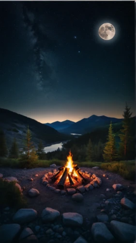 campfire,campfires,camping,cd cover,camp fire,campsite,night scene,firepit,campground,landscape background,meteor rideau,camping car,fire pit,oil painting on canvas,the night of kupala,campire,fire bowl,fire in the mountains,camping equipment,tent camping