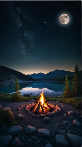 campfire,campfires,cd cover,camping,night scene,meteor rideau,campsite,landscape background,camp fire,oil painting on canvas,campground,firepit,camping car,fire pit,campire,fire bowl,the night of kupala,home landscape,oil painting,marshmallow art