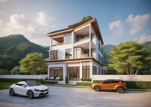 smart house,seat altea,modern house,smart home,3d rendering,alpine drive,eco-construction,automotive exterior,electric mobility,electric charging,folding roof,new housing development,bendemeer estates,luxury property,residential house,modern architecture,mg cars,modern building,appartment building,prefabricated buildings,Photography,General,Realistic