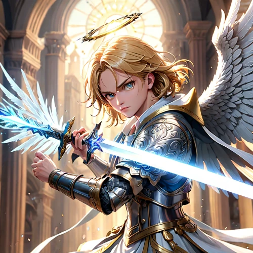 archangel,the archangel,uriel,mercy,angel,angelology,guardian angel,greer the angel,baroque angel,business angel,angelic,joan of arc,angel wing,fire angel,angel moroni,winged heart,paladin,cg artwork,dove of peace,the angel with the cross,Anime,Anime,General