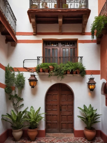 zona colonial,hacienda,spanish tile,antigua guatemala,santa barbara,patio,courtyard,chilehaus,nicaraguan cordoba,inside courtyard,old colonial house,traditional house,las olas suites,balconies,cartagena,balcony,balcony garden,santa fe,wrought iron,balcony plants,Photography,Documentary Photography,Documentary Photography 07