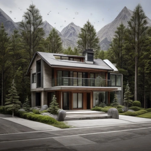 house in the mountains,house in mountains,modern house,eco-construction,mid century house,3d rendering,residential house,alpine style,the cabin in the mountains,wooden house,smart house,timber house,frame house,inverted cottage,chalet,house drawing,smart home,modern architecture,beautiful home,house in the forest,Architecture,Villa Residence,Masterpiece,Elemental Modernism