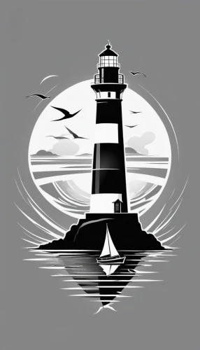 lighthouse,electric lighthouse,light house,nautical clip art,petit minou lighthouse,light station,point lighthouse torch,red lighthouse,crisp point lighthouse,vector image,lightship,hatteras,tee light,vector graphic,sail boat,maine,vector graphics,guiding light,sailboat,adobe illustrator,Unique,Design,Logo Design